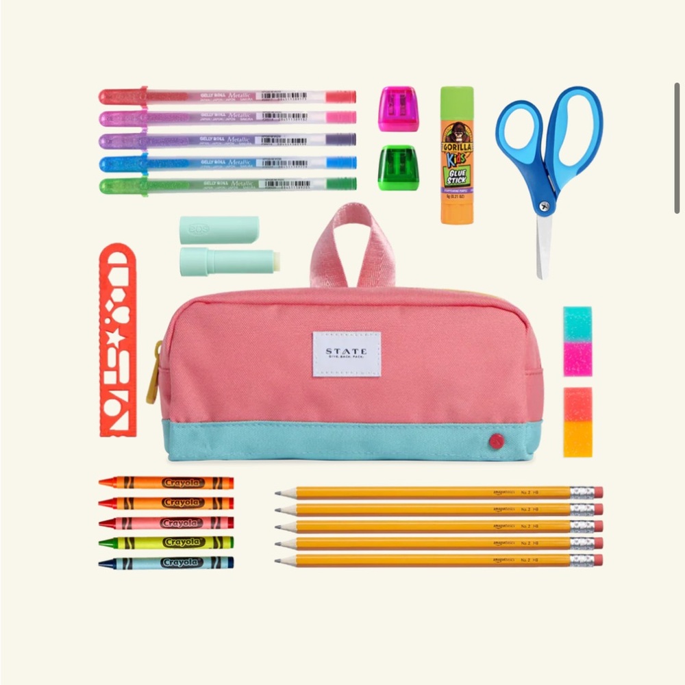 STATE X LOVESHACKFANCY CLINTON PENCIL CASE - Picture 4 of 4